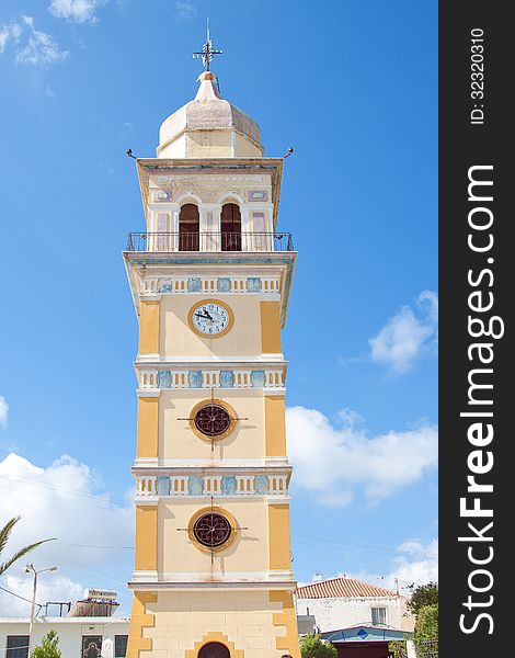 Tower bells in Greece Zakynthos island. Tower bells in Greece Zakynthos island.