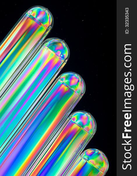 Cataract of Colorful Tubes