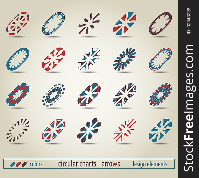 New set of oval pointers can use like modern icons. New set of oval pointers can use like modern icons