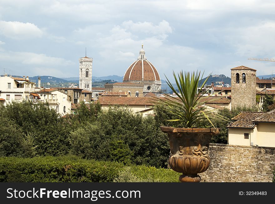 View on the Cupola of Florence. View on the Cupola of Florence