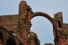 A Ruined Rainbow Archway. Royalty Free Stock Photography A Ruined Rainbow Archway. Royalty Free Stock Photography