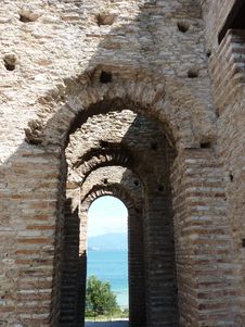 Grotto Di Catullo, Sermione, Italy Royalty Free Stock Photo Grotto Di Catullo, Sermione, Italy Royalty Free Stock Photo