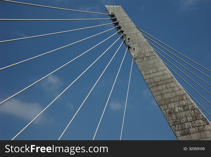 Bridge in industrial zone of Venice, marghera. Bridge in industrial zone of Venice, marghera