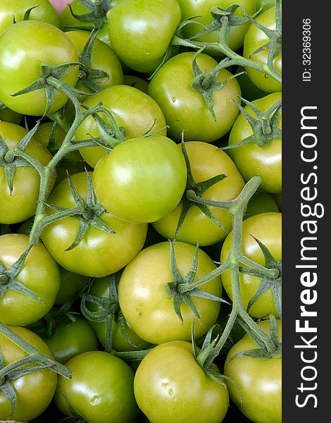 Green Tomatoes On The Counte