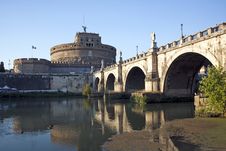 Castel Sant. Angelo From Left Side Of The Tiber, Rome, Italy Royalty Free Stock Photo Castel Sant. Angelo From Left Side Of The Tiber, Rome, Italy Royalty Free Stock Photo