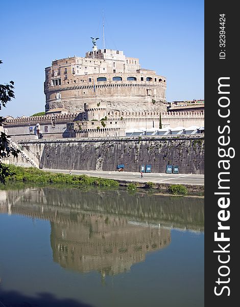 Ancient Fortress and Jail Sant'Angelo in Rome, Italy