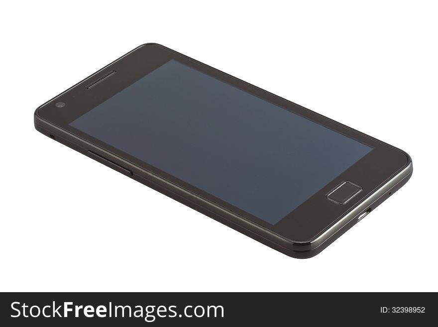Mobile phone isolated on white background. Mobile phone isolated on white background