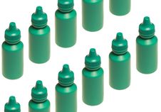 Green Phials Stock Photography Green Phials Stock Photography