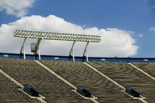 Stadium Lights And A Cloud Stock Photography Stadium Lights And A Cloud Stock Photography