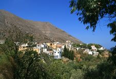 Village In Crete Royalty Free Stock Photos Village In Crete Royalty Free Stock Photos