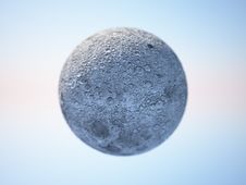 Funny Little Moon Stock Photo