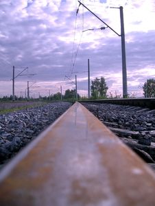 Rusty Rail Royalty Free Stock Images Rusty Rail Royalty Free Stock Images