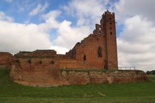 Ruins Of Crusader Castle Royalty Free Stock Photos