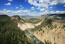 Black Canyon In Yellowstone Royalty Free Stock Photo Black Canyon In Yellowstone Royalty Free Stock Photo