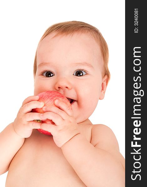 Baby With Apple