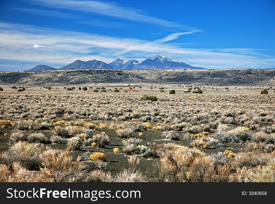 Mountains from the desert at Waputki, AZ. Mountains from the desert at Waputki, AZ