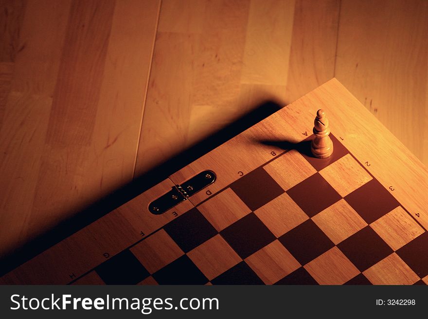 Photo of a chess board