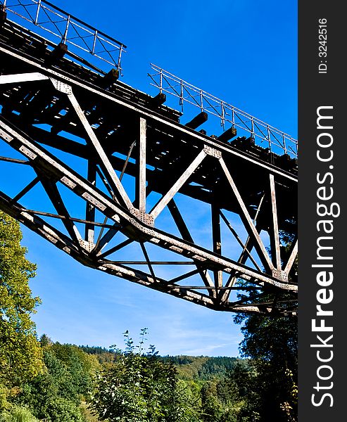 Old viaduct in southern Poland