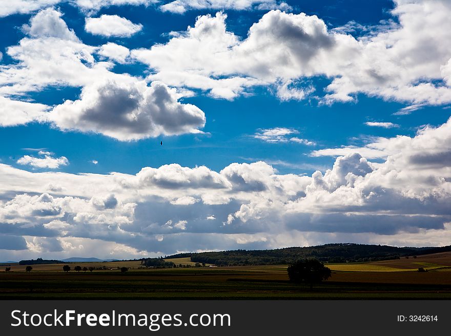 Landscape in southern part of Poland. Landscape in southern part of Poland