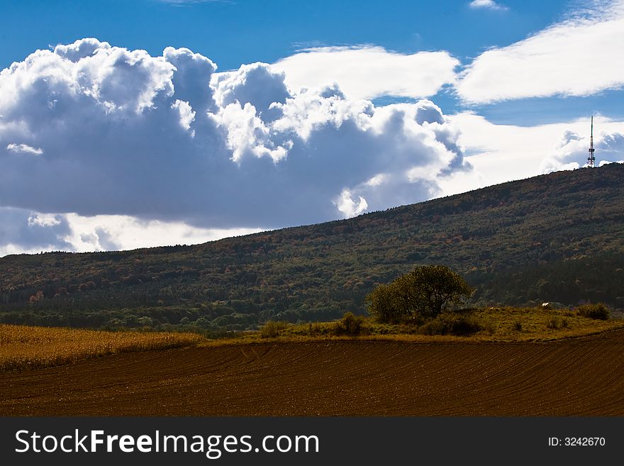 Landscape in southern part of Poland. Landscape in southern part of Poland