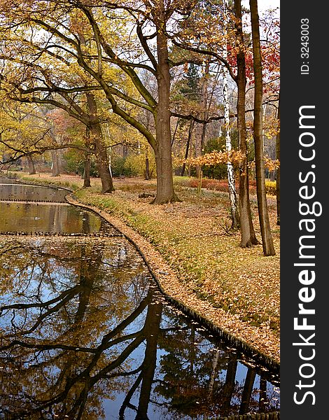 Water's edge, Wroclaw in Poland. Water's edge, Wroclaw in Poland