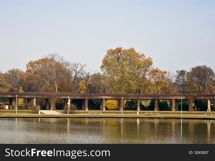 Japanese Park in the city of Wroclaw in Poland