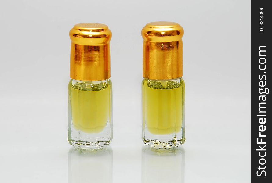 Two perfume bottle