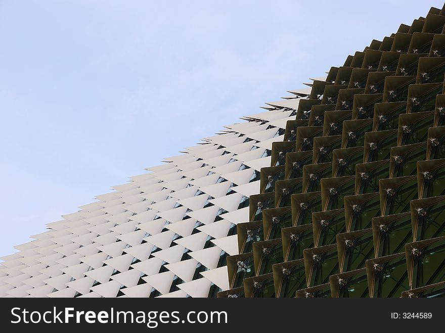 A view of the Esplanade Theater in Singapore