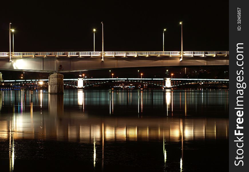 Reflect of some bridges of lyon