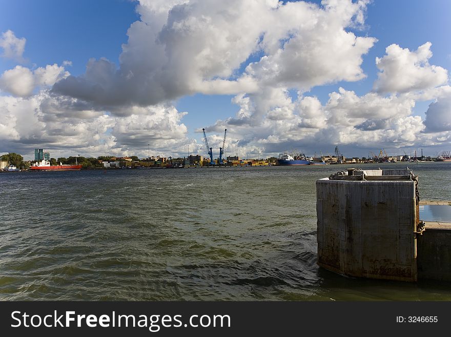 Lithuania, Klaipeda, port