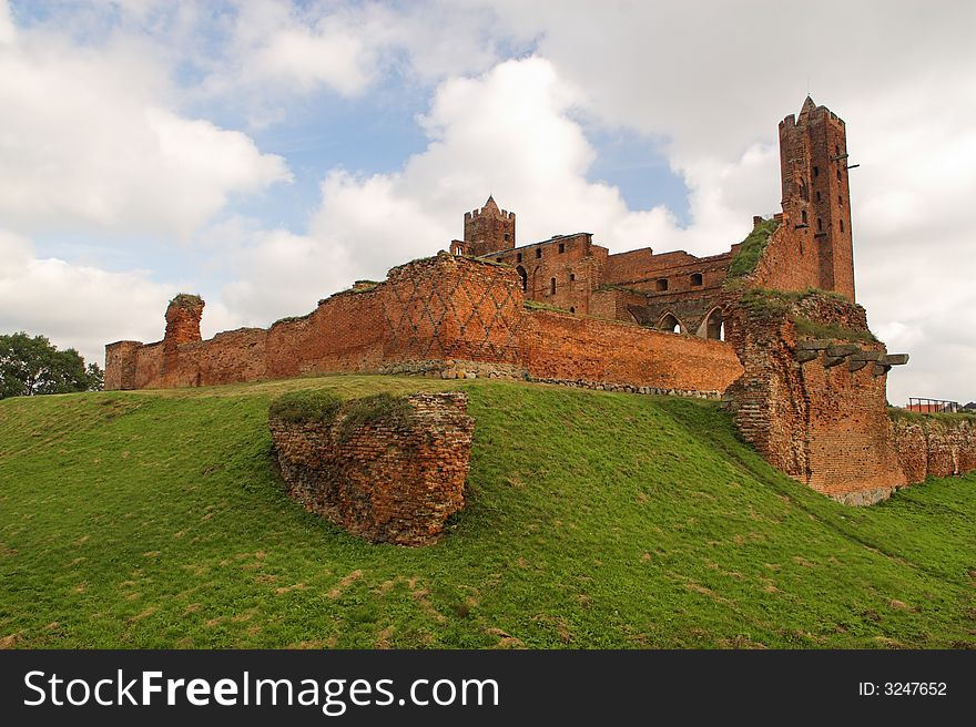 Ruins of crusader medival castle