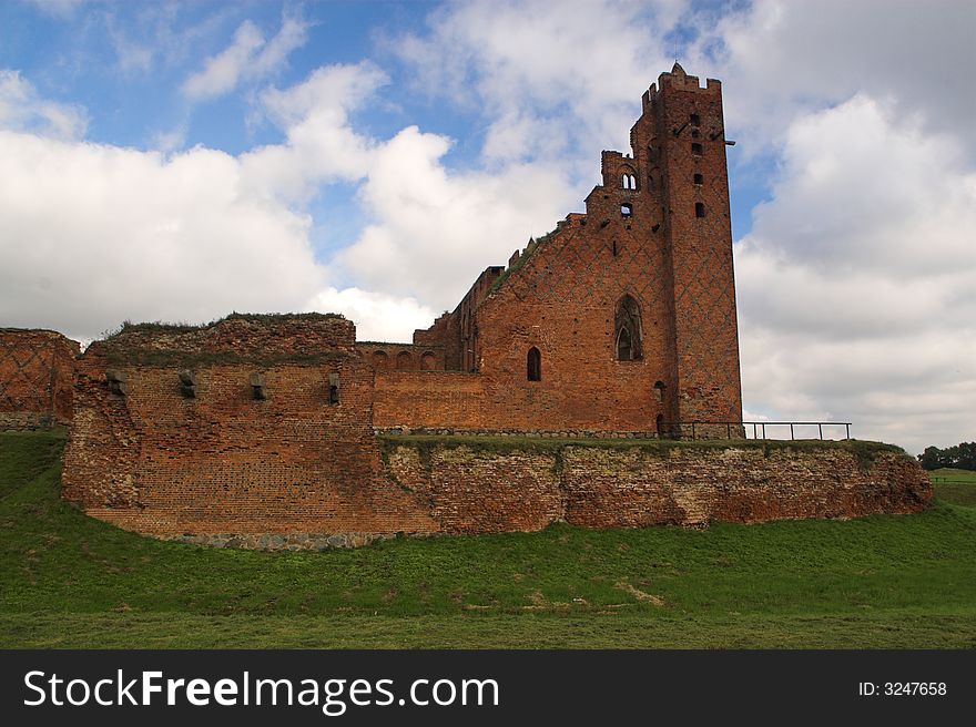 Ruins of crusader medieval castle. Ruins of crusader medieval castle