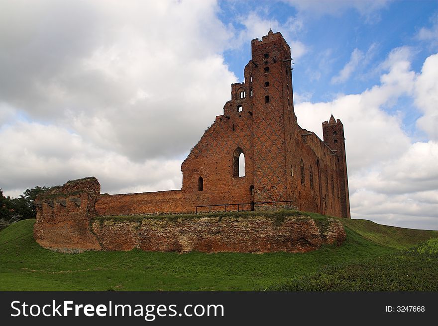 Ruins of crusader medieval castle. Ruins of crusader medieval castle