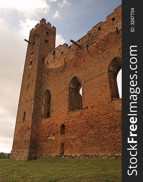 Ruins of crusader medieval castle. Ruins of crusader medieval castle