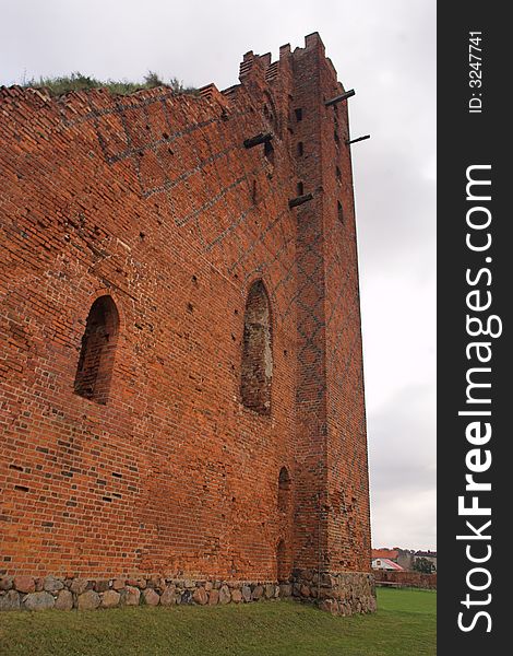 Ruins of crusader medieval castle. Ruins of crusader medieval castle