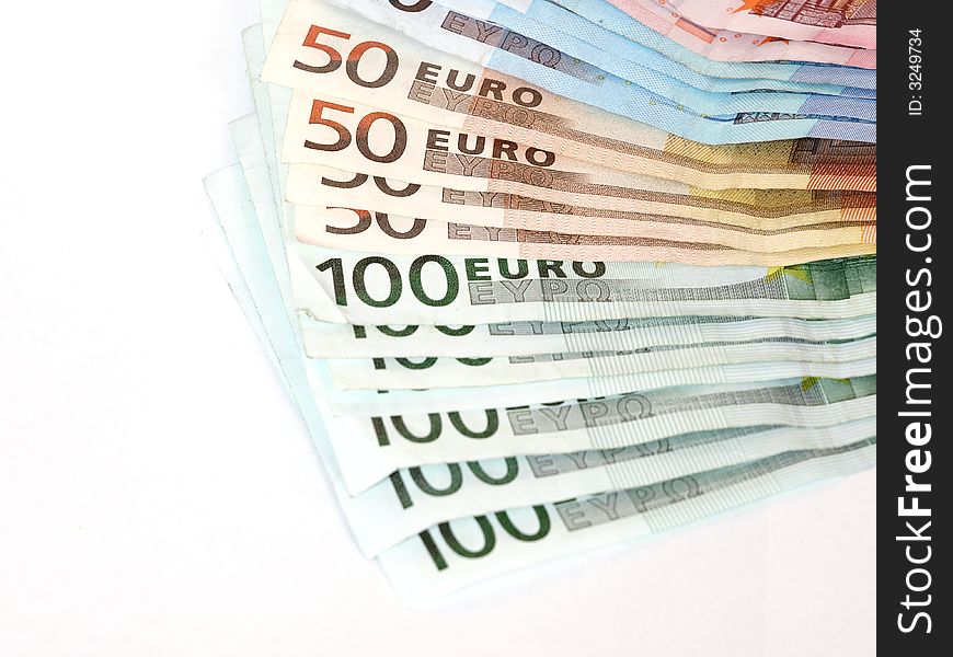 European money il euro bills