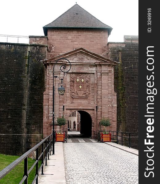 This gate which located east of France had never passed on time worldwar II. Belfort-France. This gate which located east of France had never passed on time worldwar II. Belfort-France