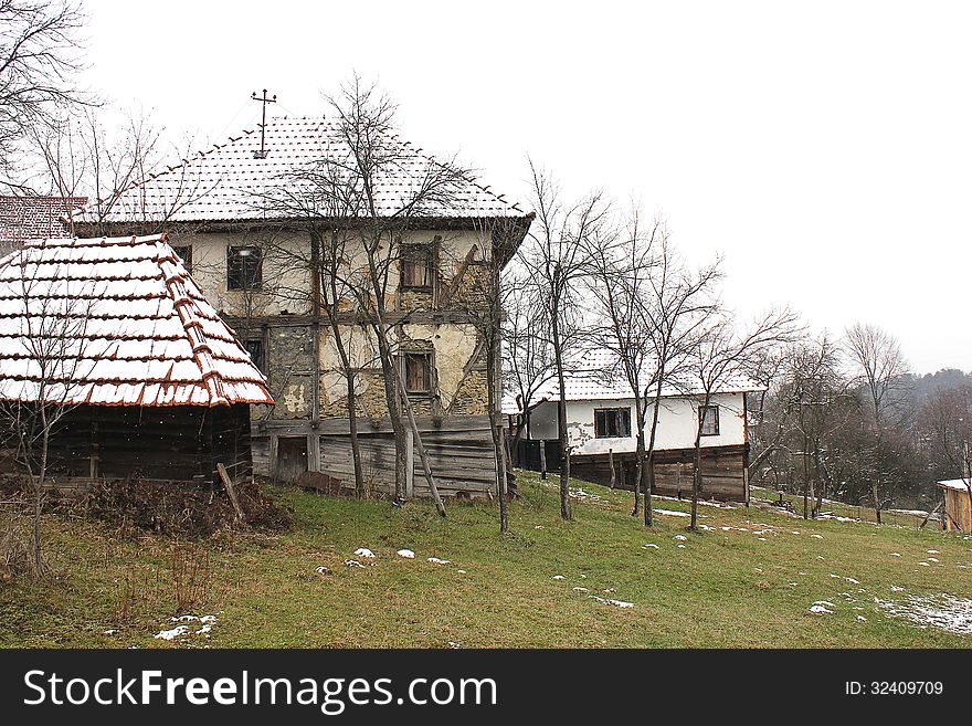 19st Balkan Wood House