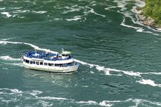 Free Boat On Niagara River Royalty Free Stock Photo - 32414785