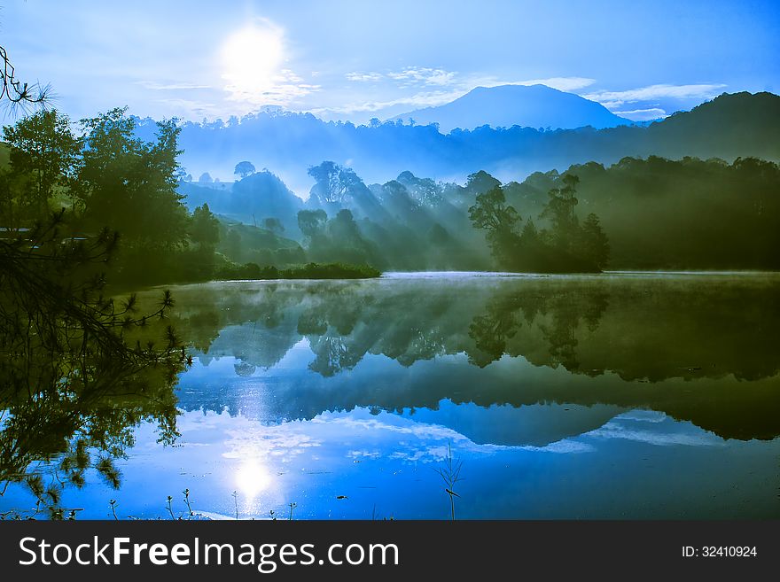 Patengan lake at Bandung Indonesia