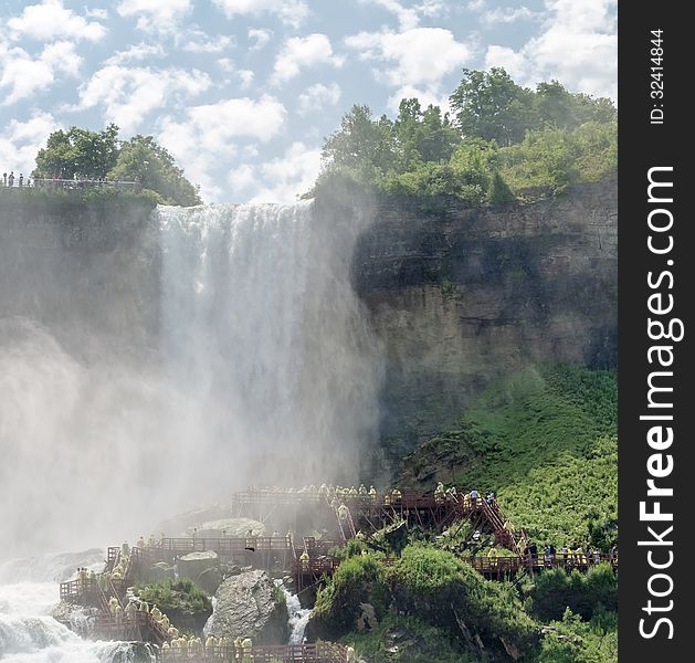 Bridal Veil Falls, part of Niagara Falls