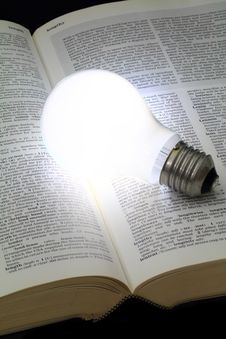 Illuminated Light Bulb Royalty Free Stock Photos Illuminated Light Bulb Royalty Free Stock Photos