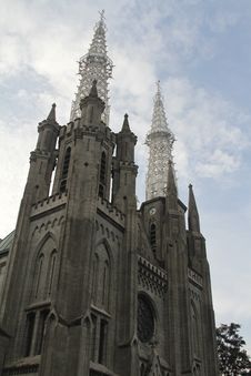 Jakarta S Cathedral Royalty Free Stock Photos Jakarta S Cathedral Royalty Free Stock Photos