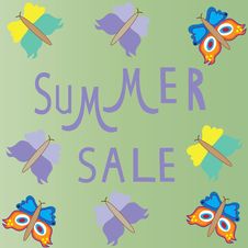 Summer Sale Template,  Summer Fashion Sale,  Summe Stock Photo