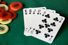 Cards And Chips Stock Photos Cards And Chips Stock Photos