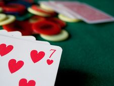 Cards And Chips Royalty Free Stock Images Cards And Chips Royalty Free Stock Images
