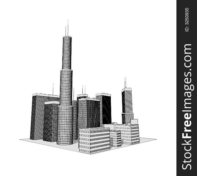 Skyscrapers - Illustration