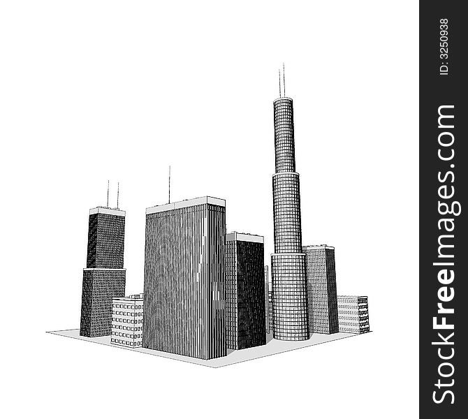 Skyscrapers - Illustration