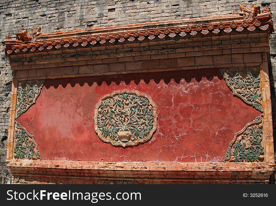 Ornamental of Emperor Qianlong in the Eastern Qing Tombs. Ornamental of Emperor Qianlong in the Eastern Qing Tombs