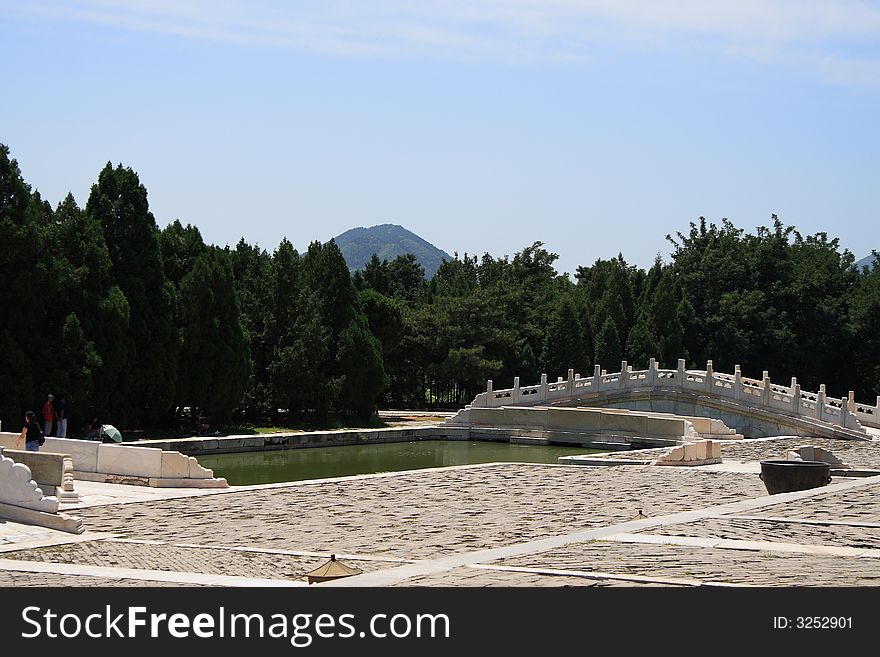 Stone arch bridge of Emperor's Mother in the Eastern Qing Tombs